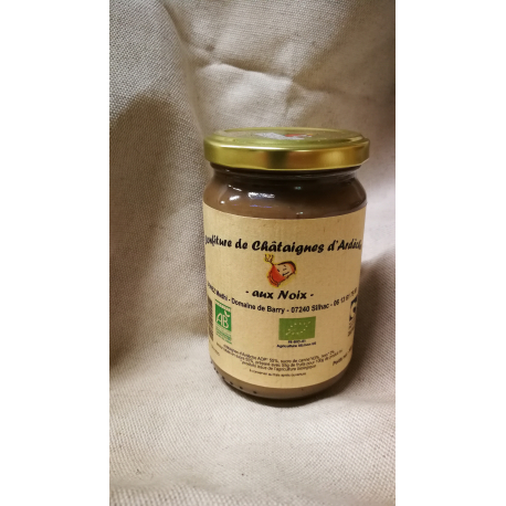 Confiture de Châtaigne d'Ardèche - Noix