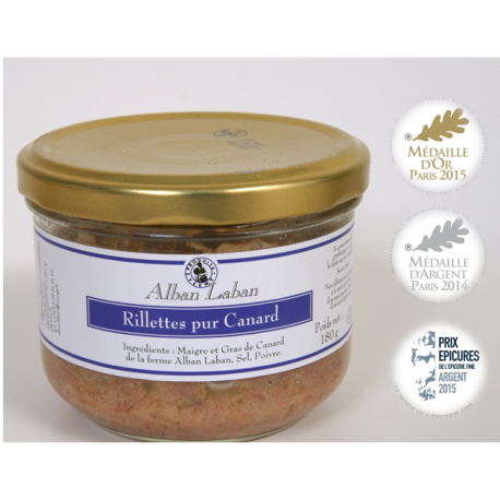 Rillettes pur Canard 180g