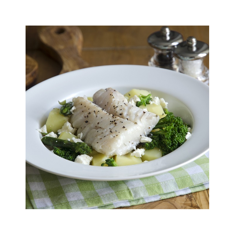 FILETS DE HADDOCK AUX POMMES DE TERRE A LA CREME 450 GR PLAT MIJOTE