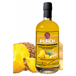 Pack de 6 PUNCH ANANAS-GINGEMBRE