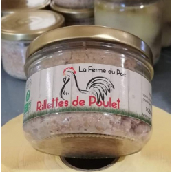 Rillettes de poulet bio